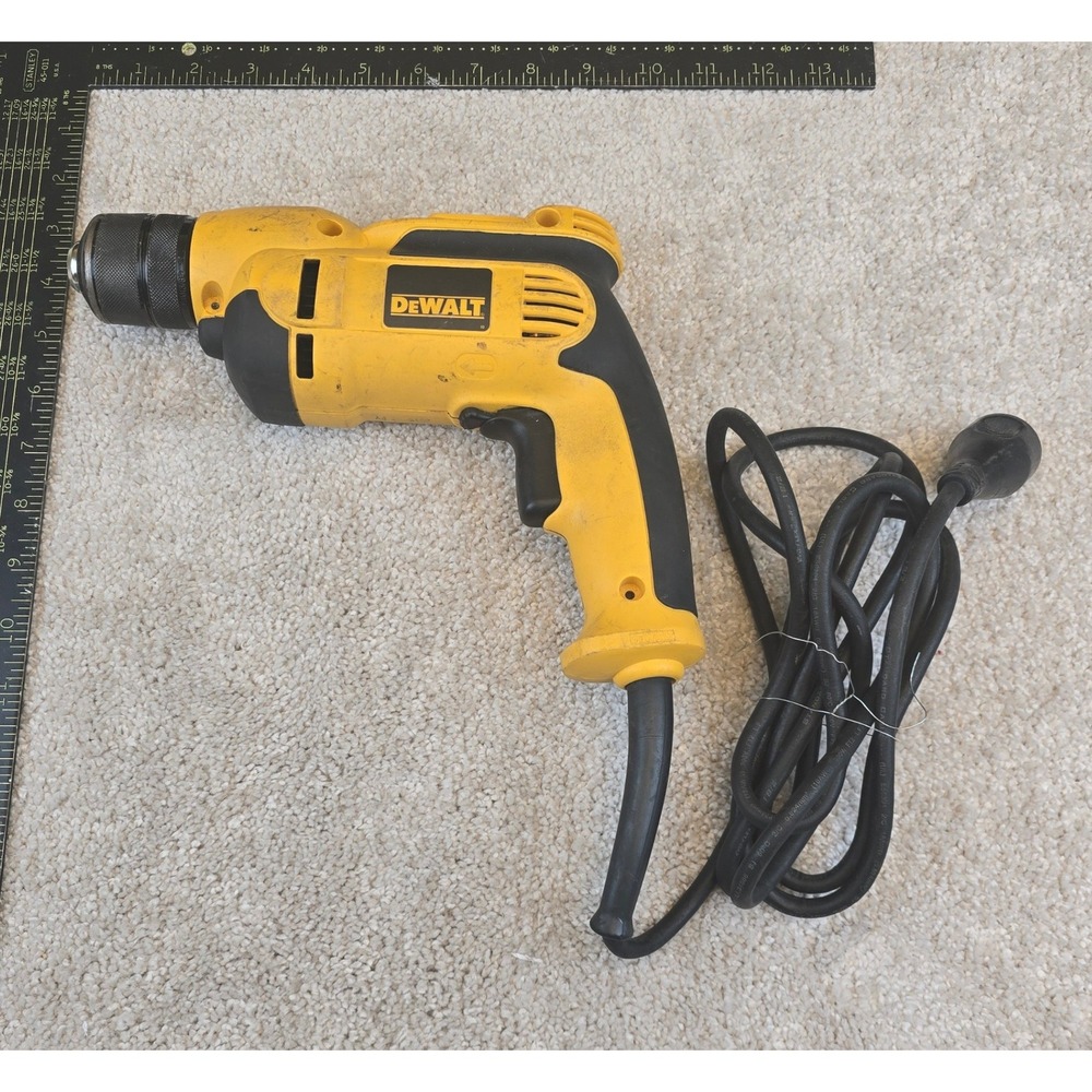 DEWALT Corded Power Drill 3/8" (10mm) Pistol Grip 2500RPM Keyless Chuck DWD112